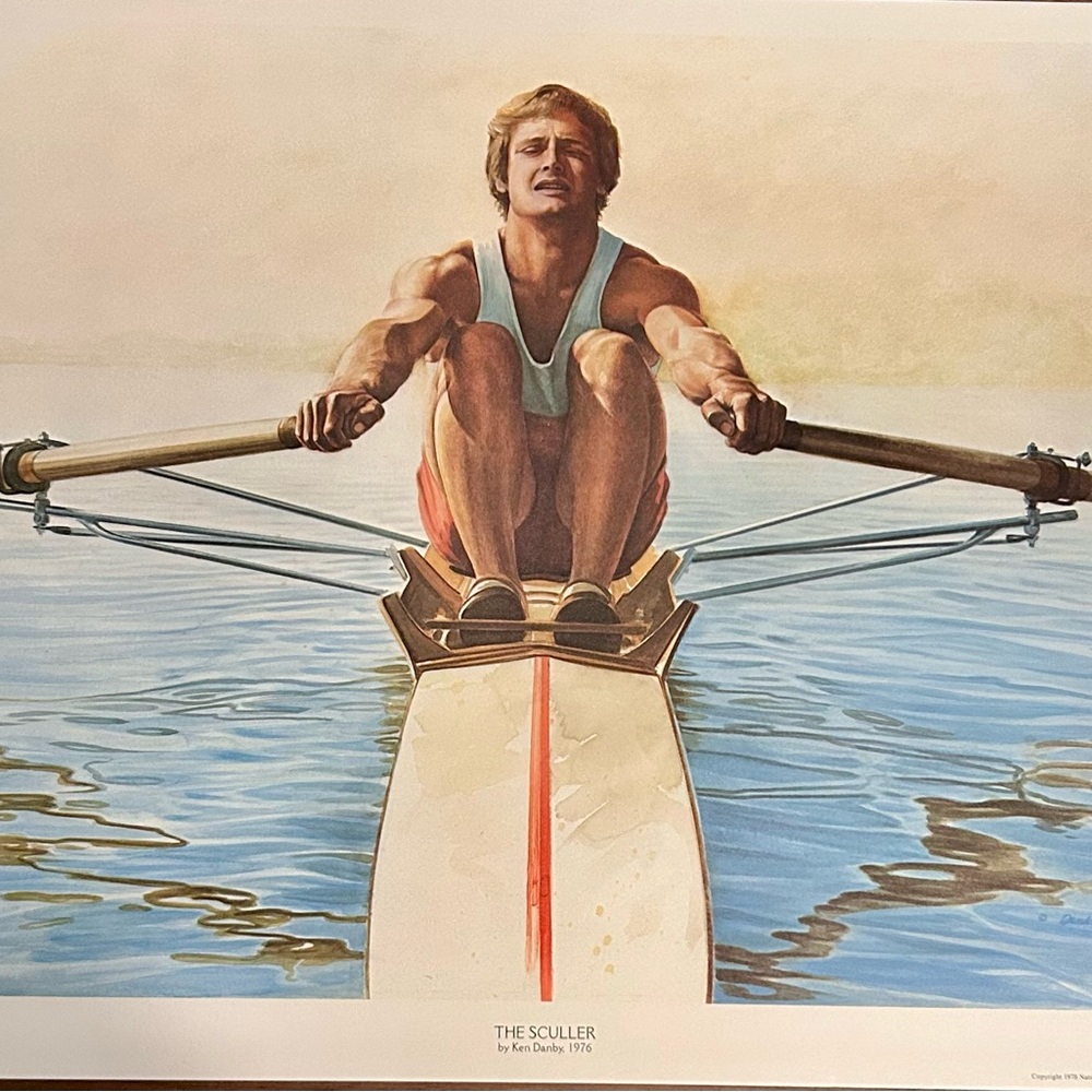 Ken Danby  1976 Olympic  Prints Set of 6
Vintage Canadian Athlete Art